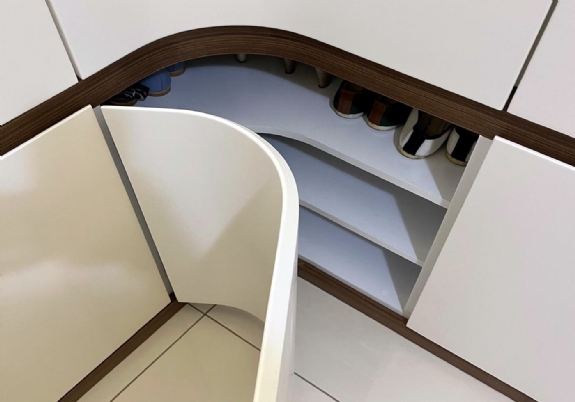 Köşe Vestiyer ve Ayakkabı Dolabı