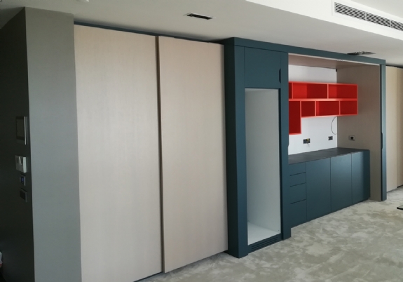 Ray Kapaklı Ofis İçin Gizli Mutfak