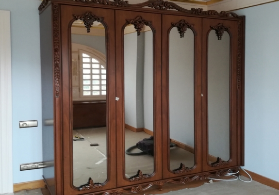 Vintage Aynalı Dolap